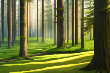 anime mossy forest